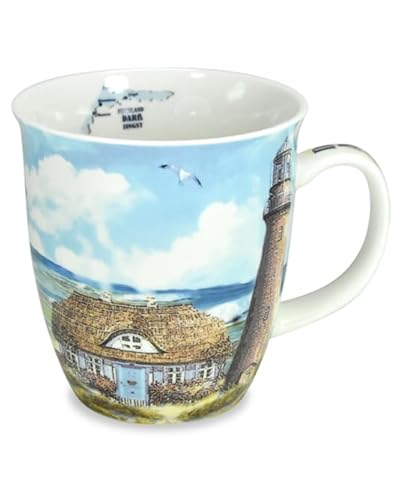Kaffeebecher Darß - Zingst, Kaffeetasse Tassen Teetassen Henkelbecher Ostsee Leuchtturm von Maass