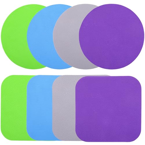 8 Stück Gummi Glasöffner Hilfe,Mabor Deckelöffner für Schraubgläser Greifer Pads 2-in-1 Dosenöffner Isolierter Untersetzer für Obstkonserven Gewürzflasche Schraubverschlüsse von Mabor