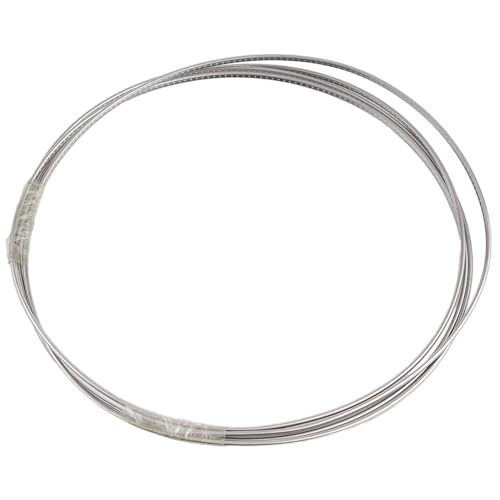 Mabta 1 Rolle Cupronickel 1,6 mm - 2,9 mm Breite 2,5 Meter Gitarren-Bunddraht Bunddraht für E-Gitarre, Bassgitarre, Griffbrett von Mabta
