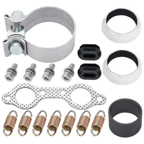 Mabutingti Auspuffkrümmer Dichtungssatz mit Feder passend für Polaris RZR 800 2008-2011 7081382 5250091 5811511 3610047 von Mabutingti