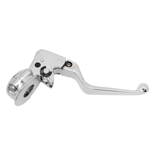 Mabutingti Kupplungshebel und Halterung verchromt für Harley Davidson Sportster 883 1200 Softail Dyna Electra Glide Road King Fat Boy Night Train Street Bob von Mabutingti