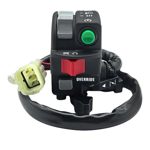 Mabutingti Linker Lenker Schalter Start Stopp Licht Override passend für Kawa-saki Brute Force 650 Brute Force 750 Prairie 650 Prairie 700 KVF650 KVF700 KVF750 2002-2013 46091-1847 von Mabutingti