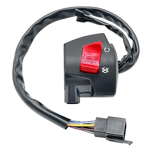 Start Stopp Abstellschalter Rechter Lenker-Schalter Steuerschalter passt für Honda CBR600RR 2003-2006 35130-MEE-642 35130-MEE-641 35130-MEE-640 Start Stopp Abstellschalter Rechter Lenker-Schalter Steuerschalter passt für Honda CBR600RR 2003-2006 35130-MEE-642 35130-MEE-641 35130-MEE-640 von Mabutingti
