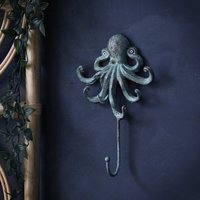Grüner Metall-Oktopus-Haken Mit Langem Haken von MacBainInteriors