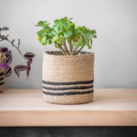 Jute Blumentopf, Übertopf von MacBainInteriors