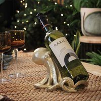 Octopus Flaschenhalter in Gold von MacBainInteriors