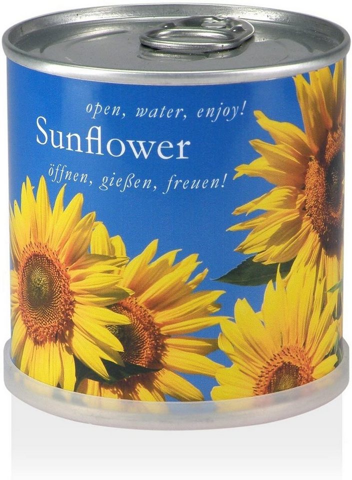 MacFlowers® Anzuchttopf Sonnenblumen - Blumen in der Dose von MacFlowers®