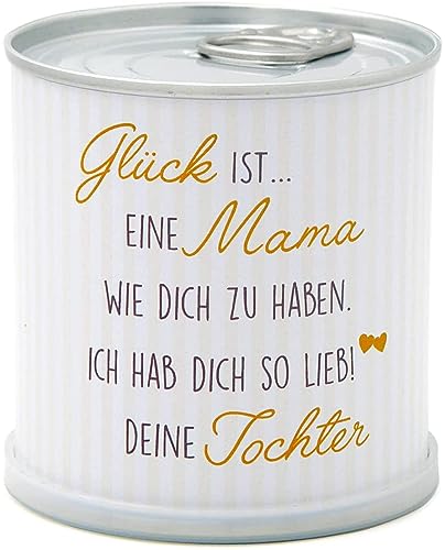 MacFlowers® | Anzuchtset mit Glücksklee | Design Glück ist … | Geschenkset mit Einer Sorte Klee in instant gardening Blumendose (Mama Tochter) von MacFlowers