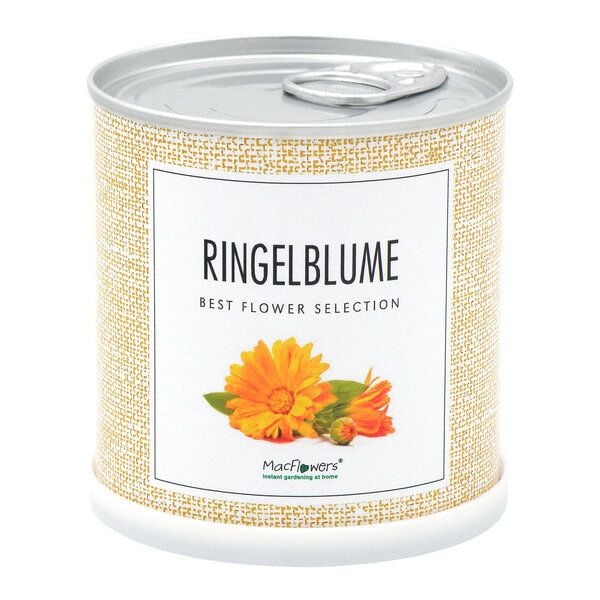MacFlowers Blumengrüße - Echte Ringelblumen - Calendula in der Dose MacFlowers Blumengrüße - Echte Ringelblumen - Calendula in der Dose von MacFlowers