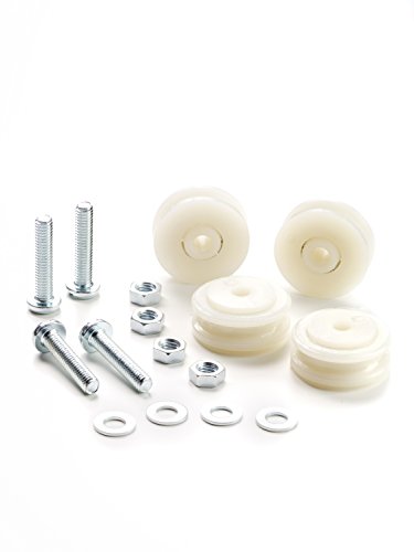 MacGreen® Gewächshaus-Türrollen Ø 22 mm | 4 Stück von MacGreen