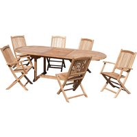 Macabane | Garten-Set Marja Teak von Macabane