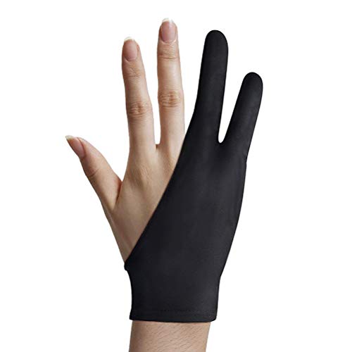 Macabolo Artist Tablet Zeichenhandschuh, Zwei-Finger-Handschuh Grafik-Zeichentablett Rechts- oder Linkshänder von Macabolo