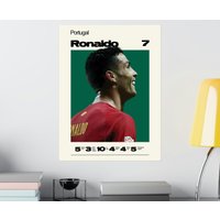 Christiano Ronaldo Poster, Portugal Fußball Druck, Geschenke, Sport Fußballspieler Wandkunst, Geschenk Poster Christiano Ronaldo Poster, Portugal Fußball Druck, Geschenke, Sport Fußballspieler Wandkunst, Geschenk Poster von MacadelicDesign