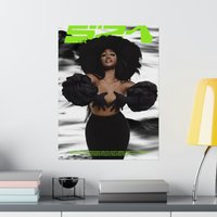 Sza Poster I Album Sos Sza Ctrl Druck Wandkunst Matte Vertikale von MacadelicDesign