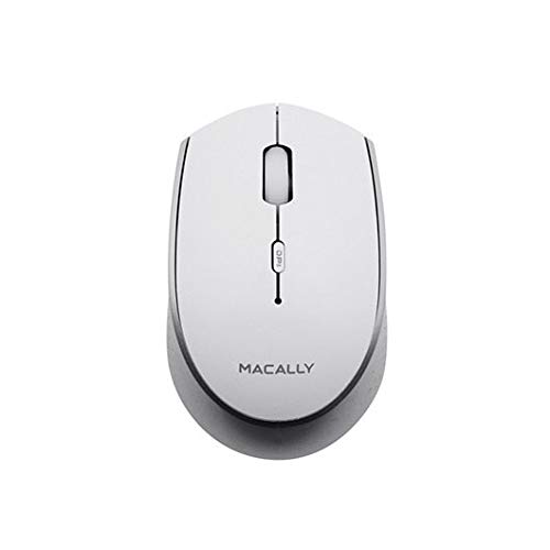 Macally Raton OPTICO BTEZMOUSEBAT Blanco-Plata von Macally