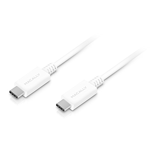 Macally UCUC6-W USB-C-zu-USB-C 3.1-Kabel mit einer Länge von 180 cm – Weiß Macally UCUC6-W USB-C-zu-USB-C 3.1-Kabel mit einer Länge von 180 cm – Weiß von Macally