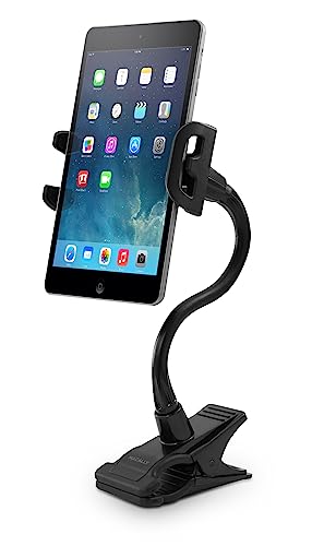 Macally Verstellbarer Schwanenhals-Tablet-Halter und Handy-Clip, funktioniert mit Handys und Tablets bis zu 20,3 cm (8 Zoll) von Macally