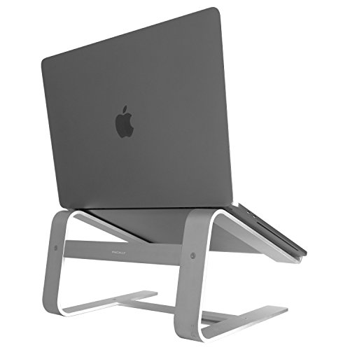 Macally astand Aluminium Laptop Ständer für Apple Macbook, Macbook Air, Macbook Pro – Silber von Macally