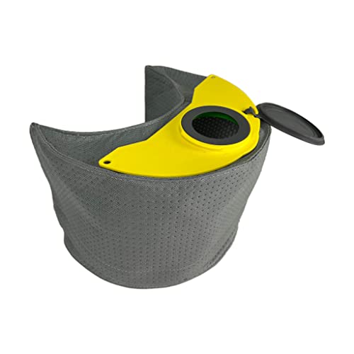 Macam Wiederverwendbarer Staubsaugerbeutel kompatibel mit Kärcher Staubsaugern (WD2) von Macam