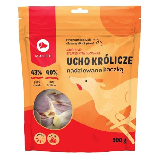 Maced Hundesnack Ente Kaninchen 500g Maced Hundesnack Ente Kaninchen 500g von Maced