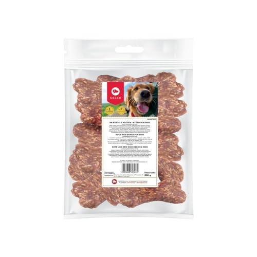 Maced Snack für Hunde Ente Reis 500 g von Maced