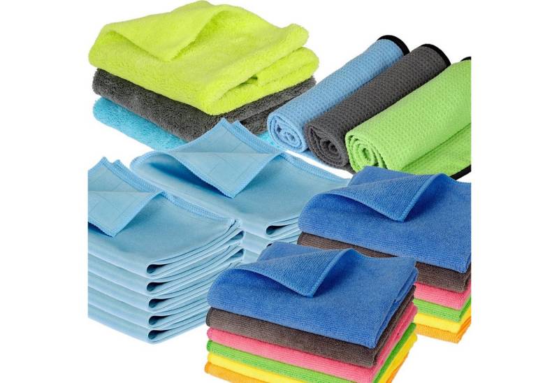 Mach1 Geschirrtuch Mikrofaser Tücher Set, Reinigungs Handschuh, Geschirrtuch, Glastücher, (28-tlg) von Mach1