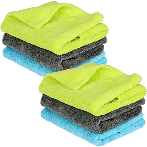 Mach1 Premium Mikrofasertücher 40x40 cm mit 550g/m² in Profiqualität– umweltfreundlich, extrem saugstark und weich – fusselfreie Allzwecktücher für Haushalt, Büro und Auto von Mach1