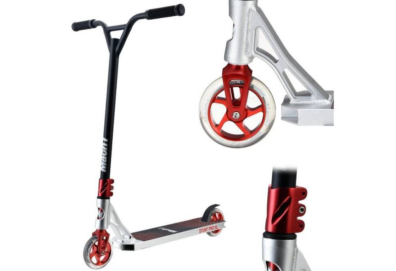 Mach1 Stuntscooter Stunt Scooter mit 120mm Rollen und Aluminium Kern - Räder mit ABEC 9 Kugellagern, Tretroller, Kickscooter, Fun Stunts Trick Roller von Mach1