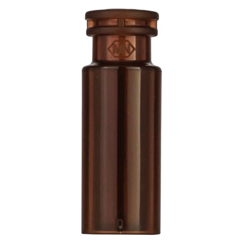 Macherey & Nagel ML-1745 Polypropylen Schnappring mit Integriertem Glaseinsatz, N 11, Braun, 0.2ml Kapazität, 11.6mm Durchmesser, 32.0mm Höhe, 100 Stück von Macherey & Nagel