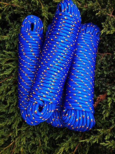 Machermann Nr.11 Blaues Seil,Leine,Reepseil 12 mm x 30 m,Rope,Polypropylen Seil, Polypropylenseil, Bootsleine,Ankerleine von Machermann