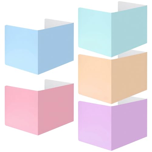 5 Stück bunte Schreibtisch-Trennwände, Konfiguration für Büro und Klassenzimmer, verstellbar, einfache Installation, robust und tragbar, erhältlich in verschiedenen Farben 5 Stück bunte Schreibtisch-Trennwände, Konfiguration für Büro und Klassenzimmer, verstellbar, einfache Installation, robust und tragbar, erhältlich in verschiedenen Farben von Machify