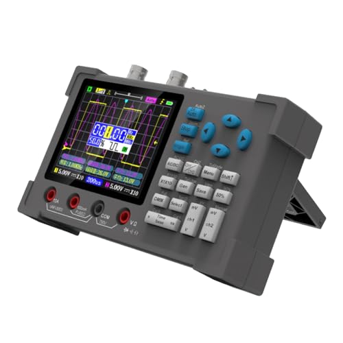 Digitales Oszilloskop, fortschrittliches Mini-Multimeter mit klarem Display und Messvielseitigkeit, 14 x 8,6 x 3,3 cm von Machify