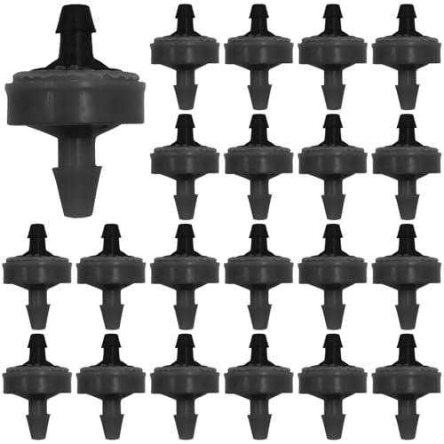 Machify Druckausgleichende Tropfer, 4 l/h, Bewässerungsregler für Gewächshaus, Obstgarten und Gartenbewässerungssysteme, 50 Stück von Machify