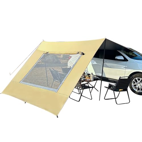Auto-Markise | Picknick Winddicht Baldachin - Faltbare UV-beständige Auto-Markise mit Sichtschutz für Überlandung Camping Angeln Picknick Parken von Maciun