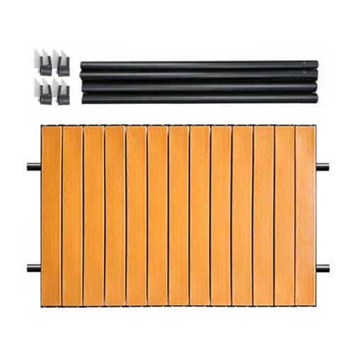 Camping-Tischaufsatz | Aluminium-Legierung, Camping-Tischbrett, 75 x 55 cm, Strandcamp-Zubehör, Robustes Rucksack-Werkzeug zum Angeln von Maciun