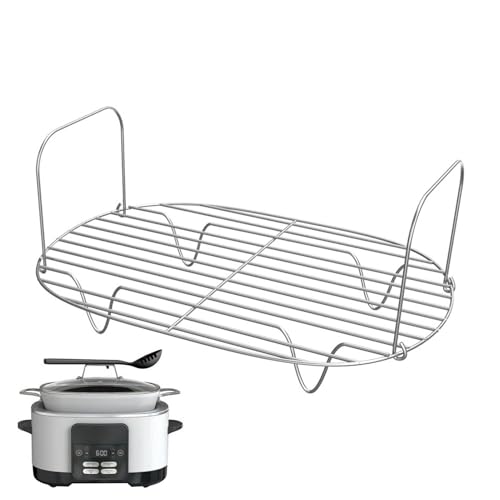 Maciun Dampfgarer Rack | Edelstahl Dampfgarer Rack - Edelstahl Dampfgarer Rack, 27,9 cm Dampfgarer Topfuntersetzer, Dampfgestell für Fleisch von Maciun