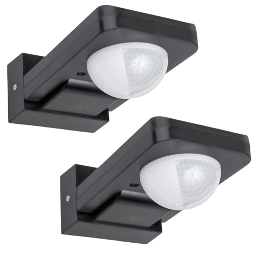 2x Maclean MCE243 GR Infrarot PIR Bewegungsmelder Außen IP65 360° Abstand 20m max 2000Watt Zeit- und Helligkeitseinstellung für Beleuchtung und Elektrogeräte 2x Maclean MCE243 GR Infrarot PIR Bewegungsmelder Außen IP65 360° Abstand 20m max 2000Watt Zeit- und Helligkeitseinstellung für Beleuchtung und Elektrogeräte von Maclean