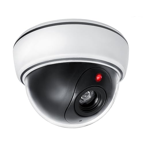 DC2300 Kamera Dummy LED Überwachungskamera Attrappe CCTV Wireless Dome Kuppel Alarm von Maclean