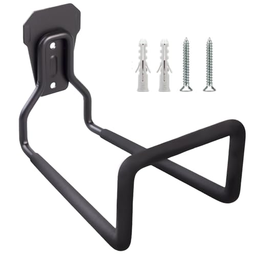 Maclean 1x Stück Garagenhaken, Garage Wandhalterung für Reifen, Schläuche, Leiter, Fahrrad - Max. Belastung 35kg | Wandhaken zur Organisation, Werkzeugaufhänger (1, Wandabstand: 16 cm) von Maclean
