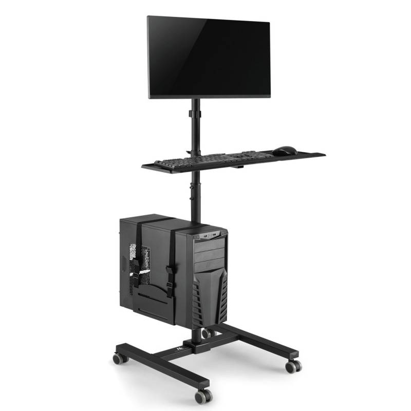 Maclean Arbeitstisch MC-793, Profi Standfuß Rollwagen 17" bis 32" Zoll von Maclean