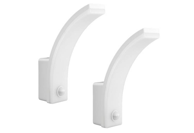 Maclean LED Außen-Wandleuchte MCE512, neutralweiß, LED-Dämmerungssensorlampe IP65 Bewegungsmelder von Maclean