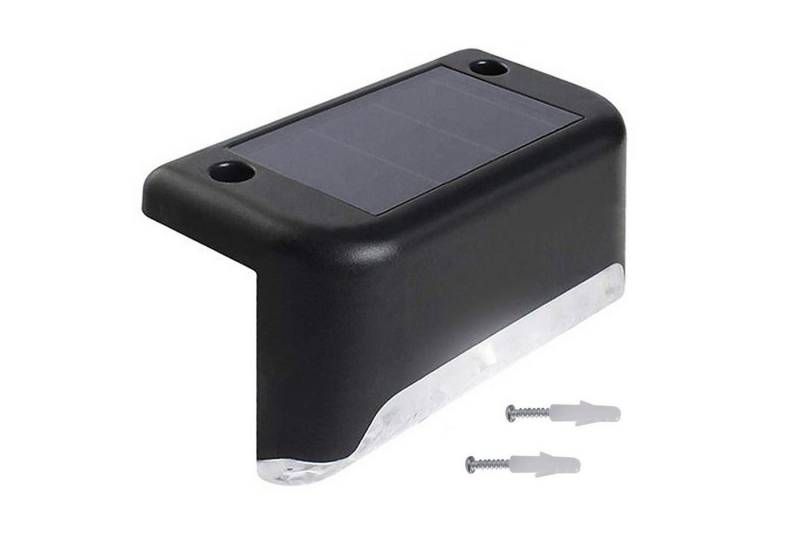 Maclean LED Solarleuchte MCE319, neutralweiß, Solar LED Lampe für Terrasse Treppe Zaun von Maclean