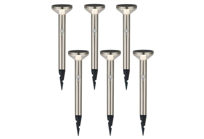 Maclean LED Solarleuchte MCE465 LED-Leuchte mit Sensor 3 Modi, Neutralweiß, Solar Gartenleuchte mit Erdspieß von Maclean