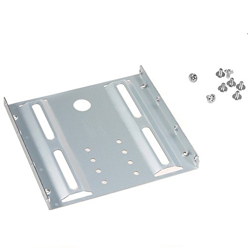 Maclean MC-655 SSD Montage Rahmen Einbau Rahmen 3,5" für Festplatte 2,5" (6,4cm) Größe Einbaurahmen kompatibel Montagezubehör Wechselrahmen Mounting Frame Halterung Schienen von Maclean