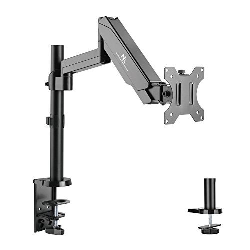 Maclean MC-775 Monitorhalter mit Gasfeder 17-32 Tischhalterung Monitorarm Vesa 75x75 100x100, Schwarz Maclean MC-775 Monitorhalter mit Gasfeder 17-32 Tischhalterung Monitorarm Vesa 75x75 100x100, Schwarz von Maclean