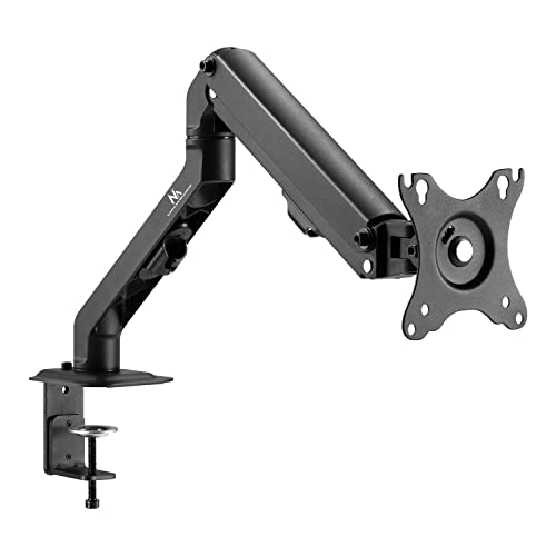 Maclean MC-906 1-Fach Monitorhalterung mit Gasfeder 17"-27" Tischhalterung Monitorarm Schwenkbar Neigbar Drehbar VESA 75x75 100x100 2-7kg Maclean MC-906 1-Fach Monitorhalterung mit Gasfeder 17"-27" Tischhalterung Monitorarm Schwenkbar Neigbar Drehbar VESA 75x75 100x100 2-7kg von Maclean