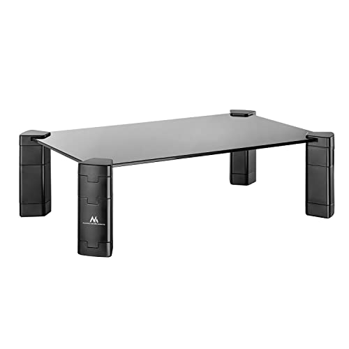 Maclean MC-934 Monitorständer Höhenverstellbarer Bildschirmständer Laptopständer Gehärtetes Glas Monitor-Raiser Laptop Monitor Ständer bis max. 20kg Maclean MC-934 Monitorständer Höhenverstellbarer Bildschirmständer Laptopständer Gehärtetes Glas Monitor-Raiser Laptop Monitor Ständer bis max. 20kg von Maclean