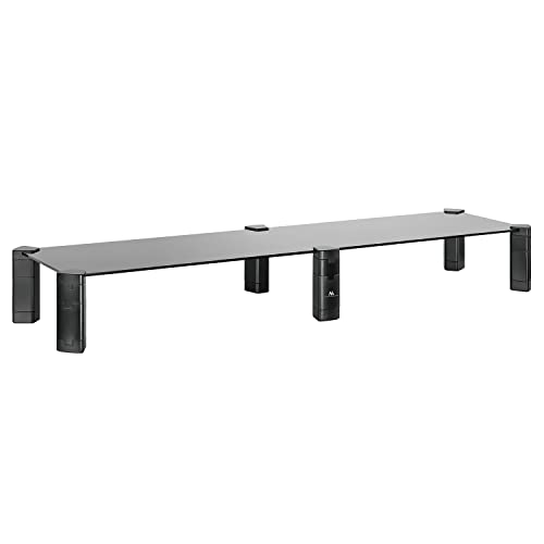 Maclean MC-936 Doppel-Monitorständer Höhenverstellbarer Bildschirmständer für 2 Monitore Laptopständer Gehärtetes Glas Monitor-Raiser Laptop Monitor Ständer bis max. 20kg Maclean MC-936 Doppel-Monitorständer Höhenverstellbarer Bildschirmständer für 2 Monitore Laptopständer Gehärtetes Glas Monitor-Raiser Laptop Monitor Ständer bis max. 20kg von Maclean