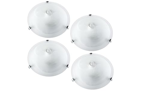 Maclean MCE22 4-er Set Deckenleuchte mit Bewegungsmelder und Dämmerungssensor, 360° Sensor, PIR-Sensor, Deckenlampe, Plafond, 30cm Durchmesser, Infrarot Led weiß 2xE27 Max. 40W Maclean MCE22 4-er Set Deckenleuchte mit Bewegungsmelder und Dämmerungssensor, 360° Sensor, PIR-Sensor, Deckenlampe, Plafond, 30cm Durchmesser, Infrarot Led weiß 2xE27 Max. 40W von Maclean
