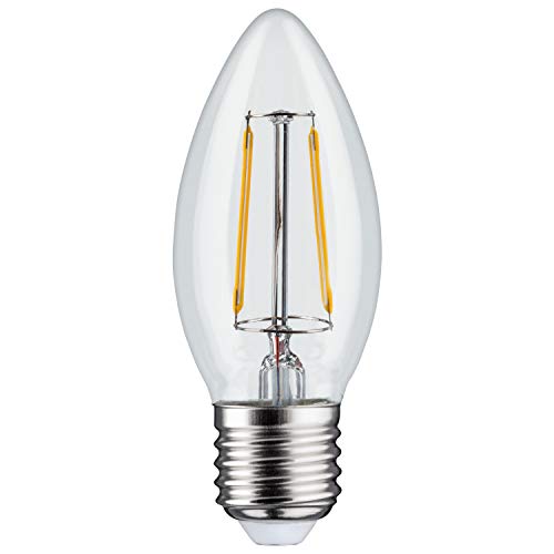 Maclean MCE264 Retro Edison Filament Glühbirne LED E27 Vintage Dekorative Glühlampe Beleuchtung Birne Warmweiß 3000K 230V (4W 470lm Kerze) von Maclean